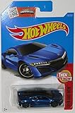 Hot Wheels 2016 Then and Now '17 Acura NSX 108/250, Blue