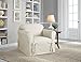 Serta | Relaxed Fit Durable Woven Linen Canvas Furniture Slipcover (Chair, Natural)