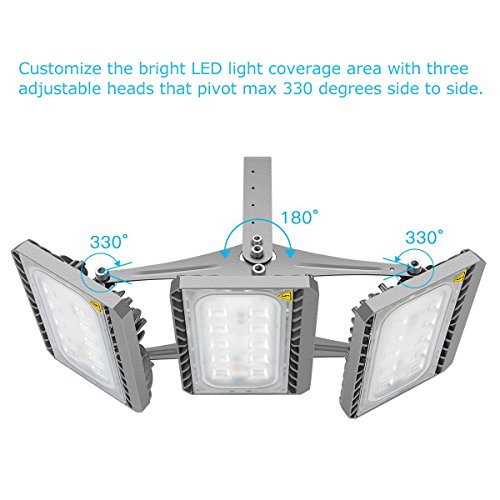 LED Flood Light Outdoor, STASUN 150W 13500lm LED Security Lights with Wider Lighting Area, 3000K Warm White, Built with CREE LED Chips, Waterproof, Great for Yard Street Parking Lot