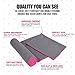 Aimerday Premium Yoga Mat Towel Non Slip with Grip Hot Yoga Towel Super Soft Sweat Absorbent Skidless Bikram Towel for Pilates, Gym, Workout, Fitness, Ashtanga Mat Size Sports Towel 72”x24