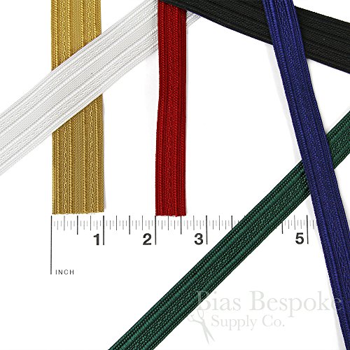 Federico 2.5 Dark Blue Military Braid, 25mm, Sold by The Yard, Made in Italy
