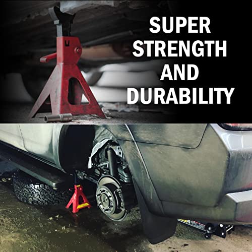CARTMAN Car Jack Stands, 3 Ton (6,600 lb) Capacity Steel Car Lifting