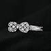 JewelryPalace Cubic Zirconia Wedding Anniversary Promise Ring 925 Sterling Silver