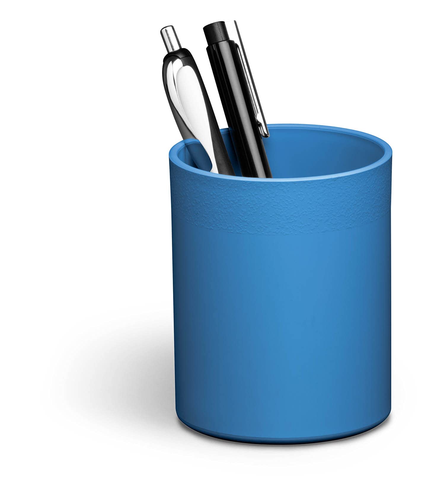 Durable Eco-Friendly Pen Pot - Recycled Plastic & Blue Angel Certified - Office & Classroom Organiser Pen & Pencil Holders - Blue - Pack of 6