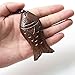 MELOP Handmade Wooden Fish Craft Pendant Retro Folk for Dress Sweater and Leisure Dressing/Clothing Accessories/Home Decoration Pendant - Straight Tail Fish
