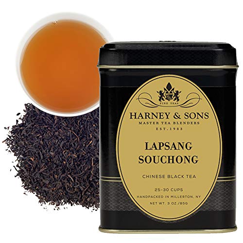 HARNEY & SONS LOOSE LEAF BLACK TEA, LAPSANG SOUCHONG, 3 OUNCE
