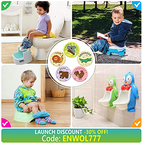 Potty Training Stickers Reusable Toilet Targets for Potty Training
