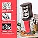 LPVLUX Kitchen Knife Sharpener - Stainless Steel 3-Stage Chef Knife Sharpening Tool With V-Slots For Shaping, Repairing & Polishing Blades - For Straight & Serrated Knives - Non-Slip Grip Base