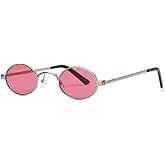 kimorn Sunglasses Small Round Metal Frame Oval Candy Colors Unisex Sun Glasses K0577