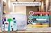 Vumos TSA Approved Toiletry Bag - Clear Travel Bag for Men and Women to Carry on your Makeup and Toiletries (Single Pack)
