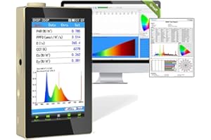 Hopoocolor OHSP350P 350-800nm Spectrometer Grow Light Tester Light Measurement Meter PPFD