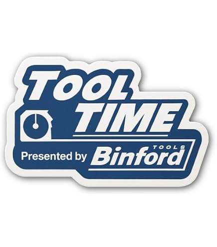 Binford Tools Die Cut Vinyl Sticker - Home Improvement Tim Allen - 2x6.25 Inches