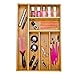 Seville Classics Bamboo Eco-Conscious Organizer Tray Kitchen Home Office Pantry Junk Drawer Utensils, Flatware, Silverware, Cutlery, Pens, (Large)