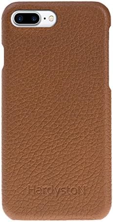 iPhone 7 Plus | Cloud Series | Premium Genuine Leather | Hardyston Luxury Slim Fit Case | Ultra Hard Protective Back Cover | (Tan)