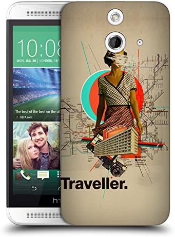 Official Frank Moth Traveller Vintage Hard Back Case for HTC One E8 / E8 Dual Sim
