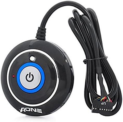JM-202 Power+Reset Button Switch Module with Two USB Port for PC