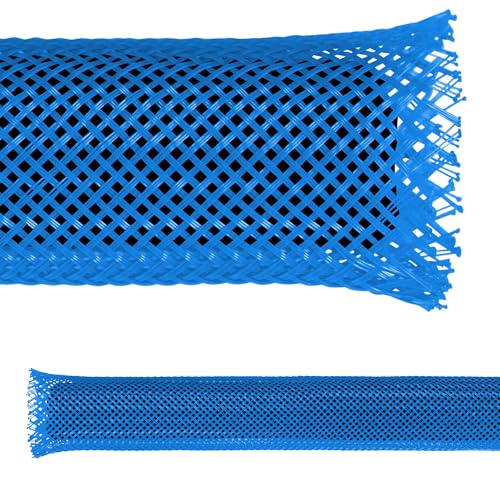 3/8 Expandable Braid Sleeving Sky Blue