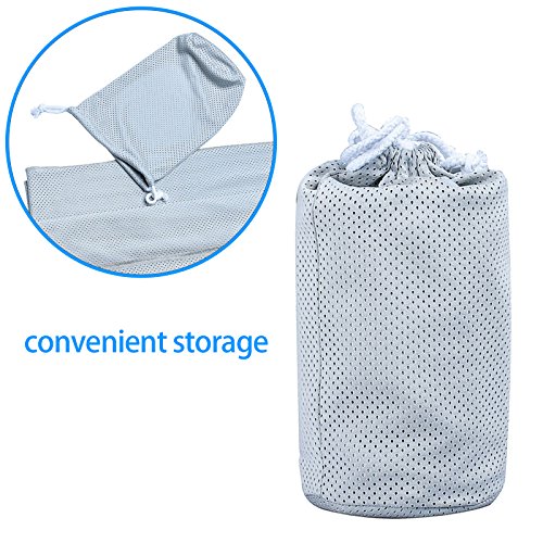 Baby Wrap Carrier - Lightweight Stretchy Breathable Baby Wraps With Bibs And Teethers - Baby Sling - Infant Carrier-Baby Shower Gift (Gray white)