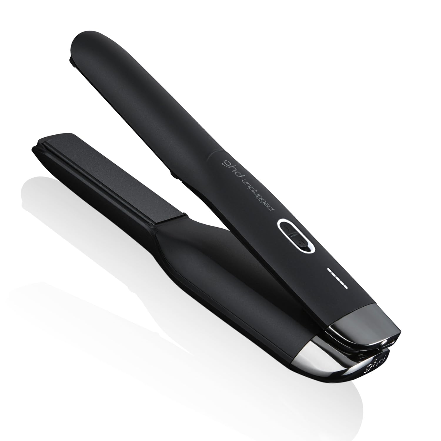ghd Unplugged Cordless Hair Straightener, Black, 65% More Shine, On the Go Styling, Travel Edition