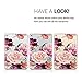 iPad Mini 4 Case, iPad Mini 4 Case with Flowers, LUOLNH Slim Silicone Clear Floral Pattern Soft Flexible TPU Skin Case Protector Shell for iPad Mini 4 -Purple Rose