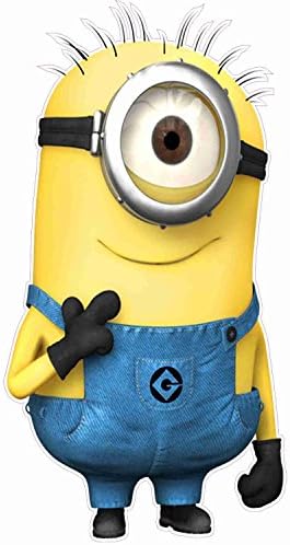 02 Minion 3.5" X 5" - full color (Bumper Sticker for Windows, Cars, Trucks, Laptops)