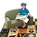 Brand New World Toddler Enviro-Child Upholstery Sofa - Sage