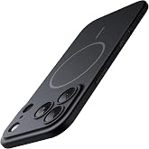 JETech Magnetic Slim Case for iPhone 18 Pro Max, Black | Ultra-Thin Lightweight Design, Compatible with MagSafe, Anti-Slip Grip, Camera Lens Protection, Matte Finish