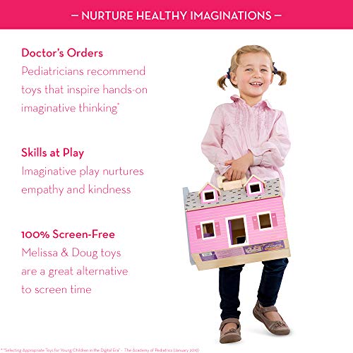 2 Melissa+Doug+Wooden+Dollhouse+Furniture