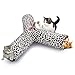 isYoung Cat Tunnel Play Tube, Collapsible 3 Way Play Toy with Peek Hole and 3 Toy Ball - Playing Tunnel for Kitten, Rabbits and Small Dogs