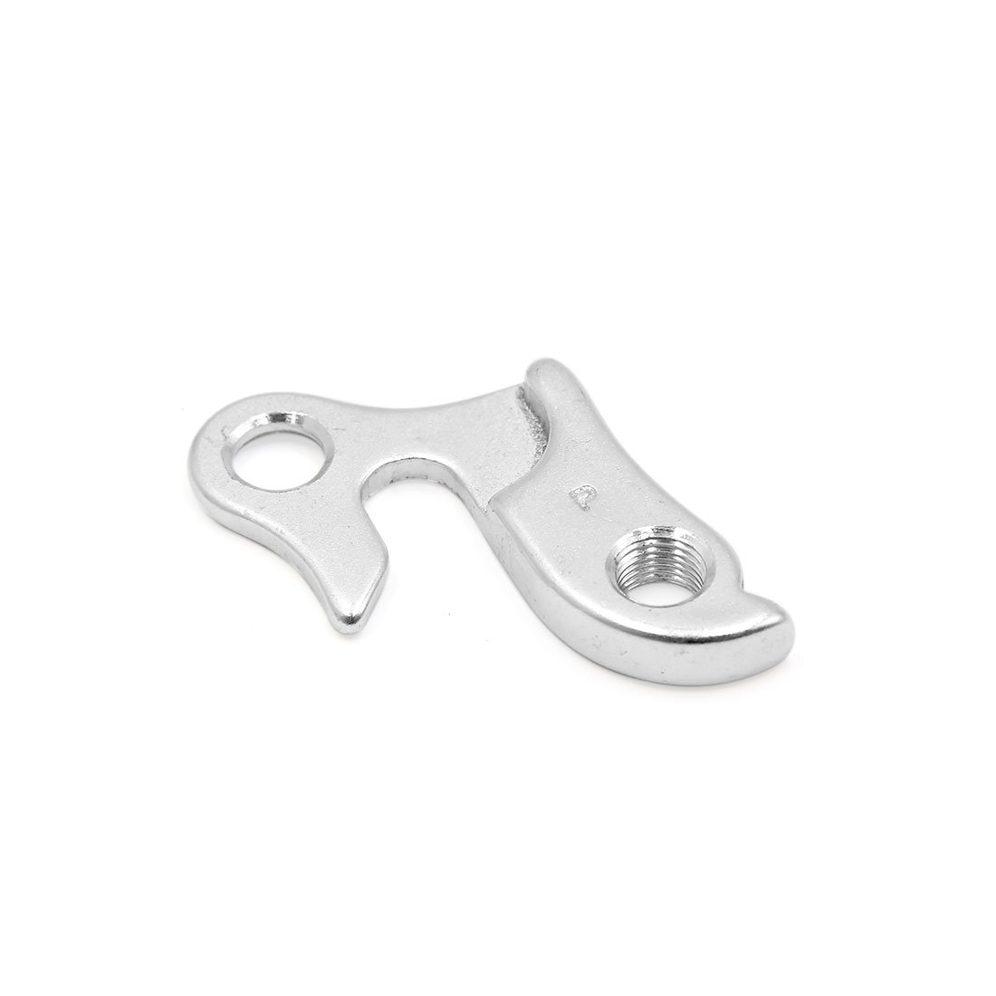 sourcing map Silver Tone Aluminum Alloy Bicycle Derailleur Hanger Tail Hook
