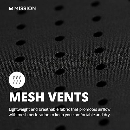 MISSION Cooling Vented Performance Hat Unisex Cap for Workouts, Golf & Running, Sweat & Water Activated Technology