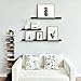 WELLAND Espresso Picture Ledge Shelf Display Wall Shelf 48