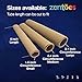 ZenToes Toe Tubes - Fabric Sleeve Protectors with Gel Lining - 5 Tube Sleeve Set - 29