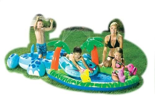 Hippo and Coco Fun Play Center Kiddie Kids Blow Up Pool by HiPPO Golf