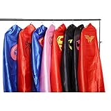 So Sydney Superhero CAPE & MASK SET Adult, Mens, Womens Halloween Costume Cloak