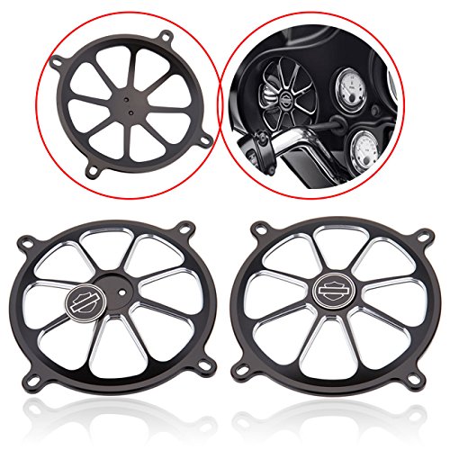 Iglobalbuy 1 Set 5" Speaker Grills Cover For Harley Davidson 19962013