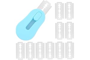 Bread Lame with 11 Blades Magnetic Sourdough Bread Scoring Tool Sour Dough Baking Knife Supplies Scorer (Blue)