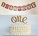 Sweet Heart First Birthday Cake Topper -One- Decoration & First Birthday-I Am One- Banner for Baby Girl