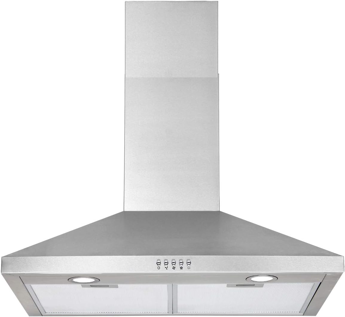 30 Hood 3 Speed Adjustable Chimney 811ft Ceiling Stainless Steel