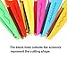 HOMEE Safe Paper Edging Scissors Colorful Decorative Paper Edge Scissor for Kids, 6 Pieces of a Pack,Kids Toy Scissors Kids for Teachers Students, preschool scissors Crafts, Scrapbooking, DIY Photo