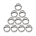 Pixnor Bottle Opener Ring Lightweight Stainless Steel Pack of 10
