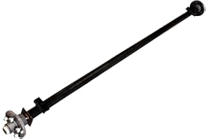 TK Axles + 3.5k-3500 Lb Capacity Trailer Straight Idler Axle - 5 on 4.5 Bolt Pattern (Assembled Idler Axle, 95" Hubface-80 Spring Center(6'10Frame))