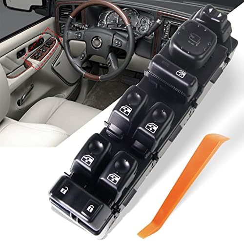 15883319 Front Driver Side Door Lock and Power Window Switch with Mirror Switch and