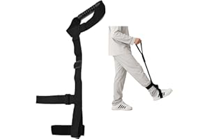 Post‑Surgery Leg Lifter Mobility Aid – Rigid Strap with Foot Loop & Upgraded Ankle Support for Hip & Knee Replacement Recover