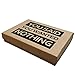 Deluxe Box of Nothing - You Said You Wanted Nothing Prank Gift Box Gag Gift for Friends Kraft Paper Gift Box Clean Humor Novelty Gifts for Family Stocking Stuffers