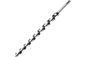 Masendelk Ship Auger Drill Bit 25 x 430mm (Approximate 1 x 17 Inch), Wood Auger Bit with 11mm Hex Shank