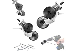 FILOYER Metal Cutting Adapter For Drill, Metal Cutting Tool, Metal Cutting Adapter For A Drill with Adapter, metal cutting tool for DIY, Steel, Copper, Aluminum, Wood (2 Set)