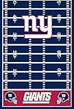 DesignWare New York Giants Plastic Table Cover, 54 by 102