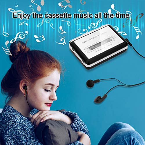 5 Cassette+Converter+AGPtek+Portable+Headphone
