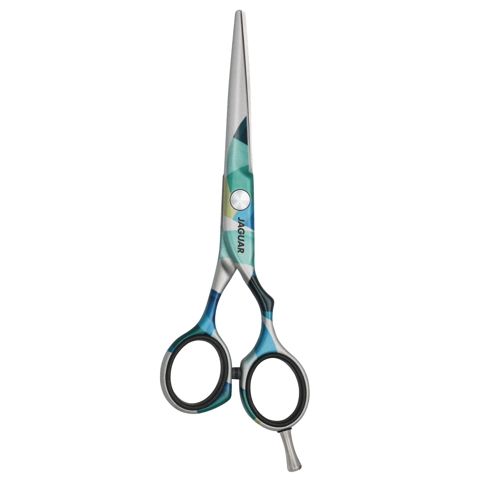 JAGUAR JaguART IN MOTION 5.5 Inch Hairdressing Scissors Offset Design Anti-Allergy Resistant High-Tech Coating in Photo Quality Made in Germany